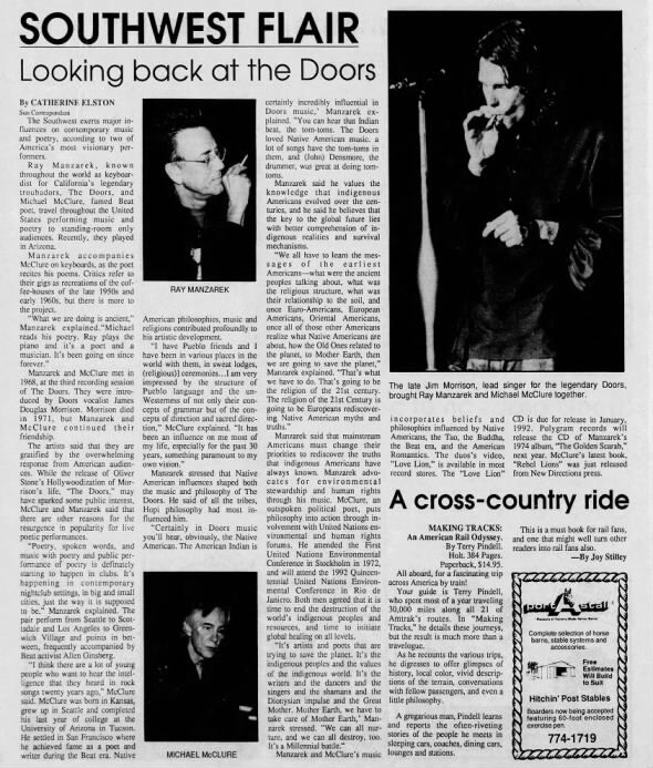 Clipping from Arizona Daily Sun